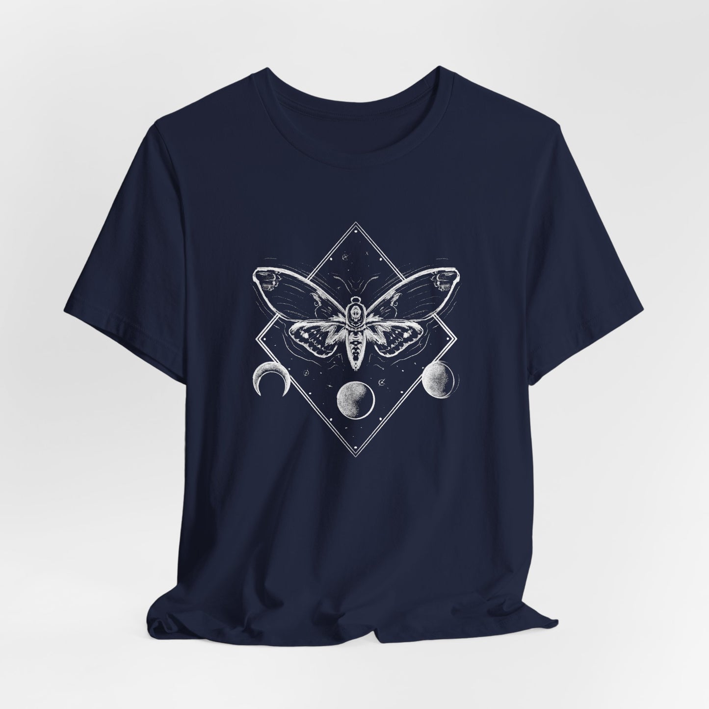 Moth and moon phases tee