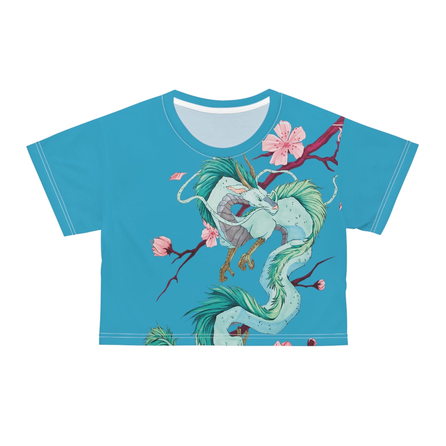 Japanese Dragon Spirit - crop tee