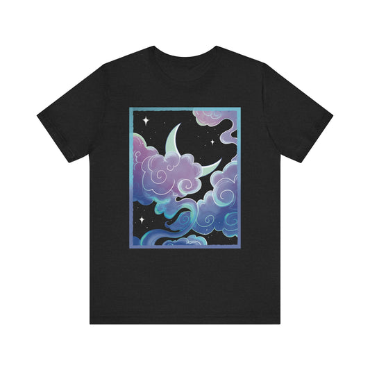 Tranquil Moon and Clouds Tee