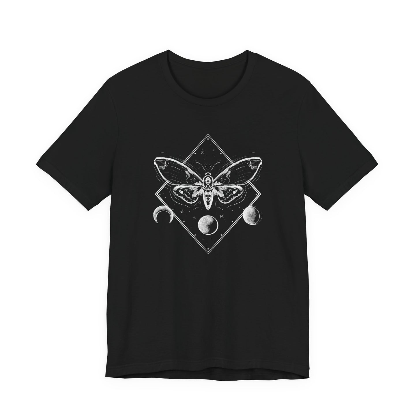 Moth and moon phases tee