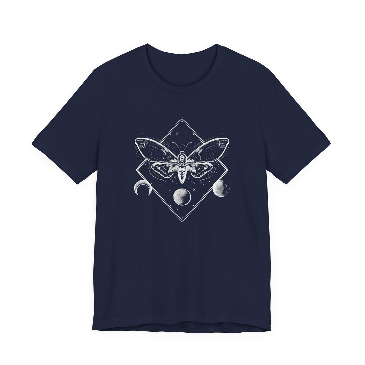 Moth and moon phases tee