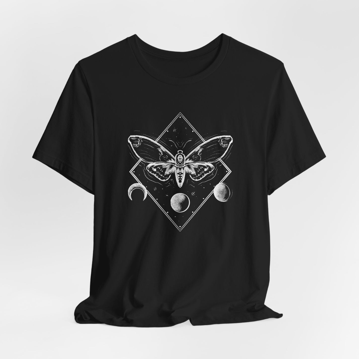 Moth and moon phases tee
