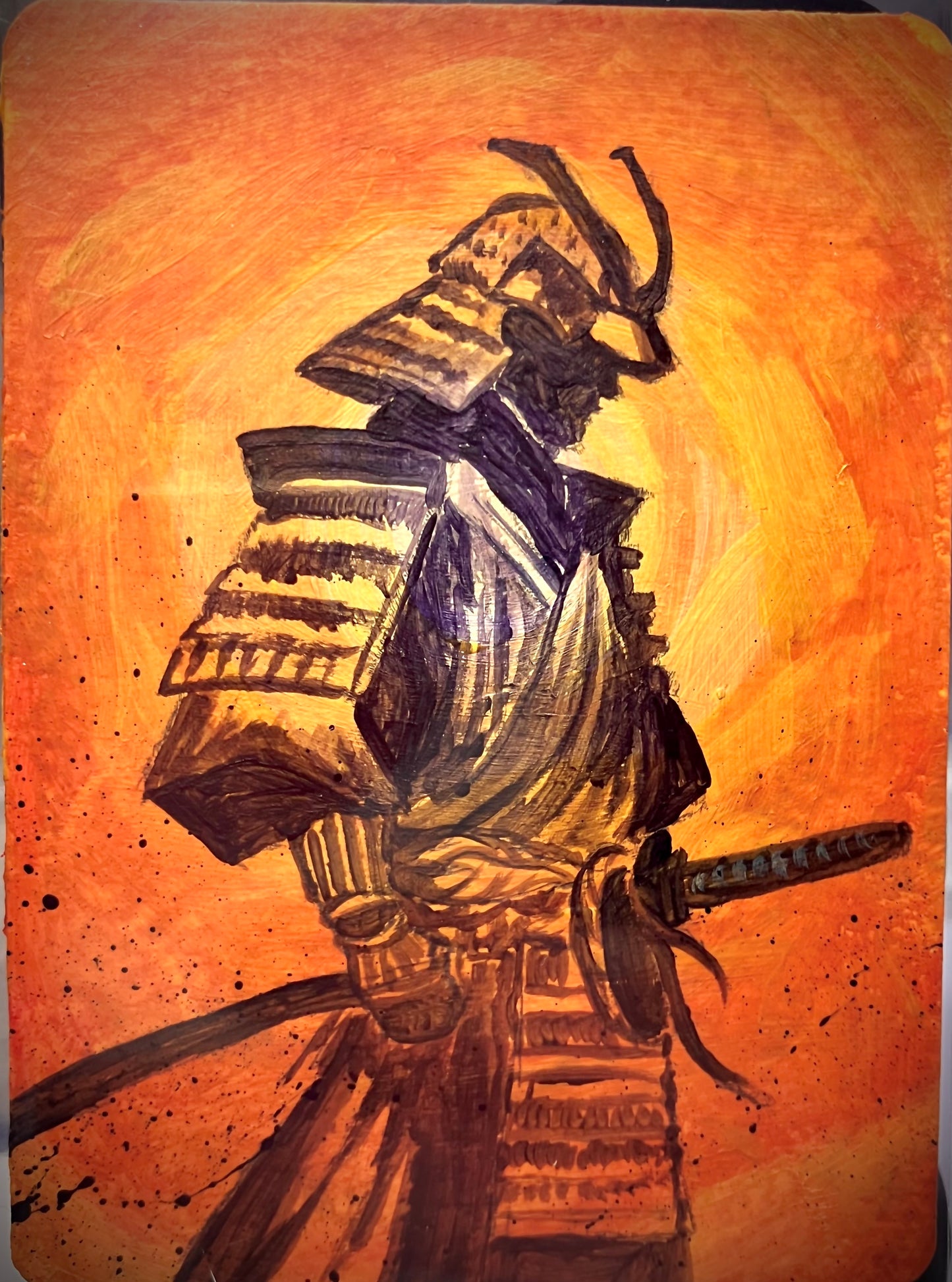 Samurai Series - Special edition limited original ACEOs