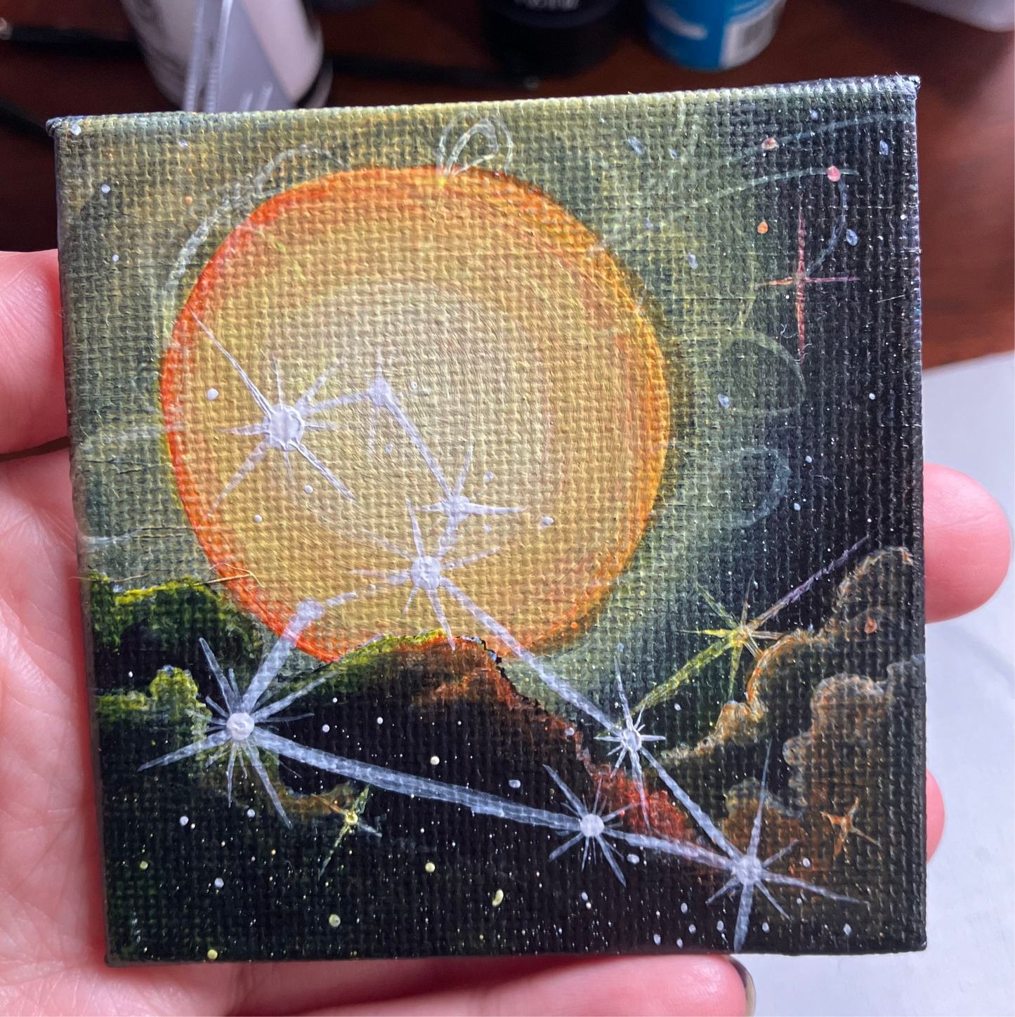 Zodiac and Planet mini paintings