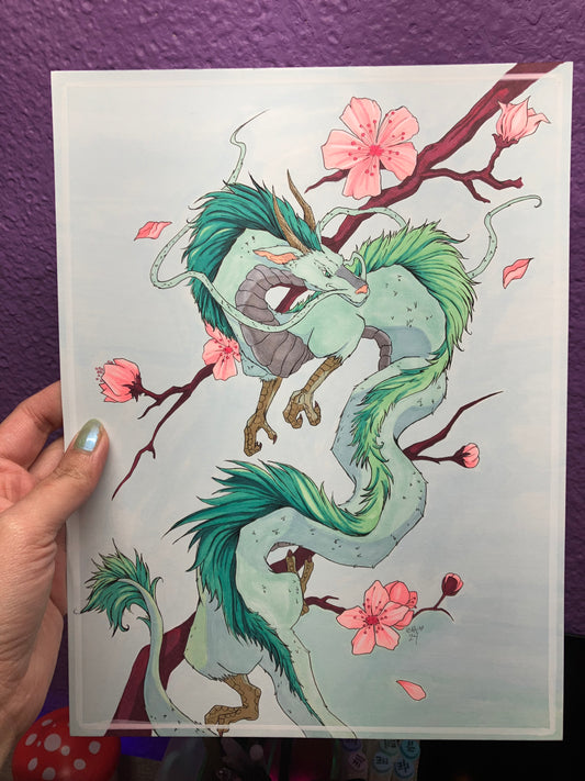 Original Haku and blossoms