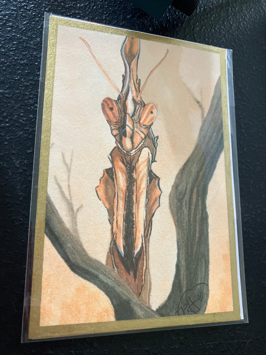“Ghost mantis” - original painting