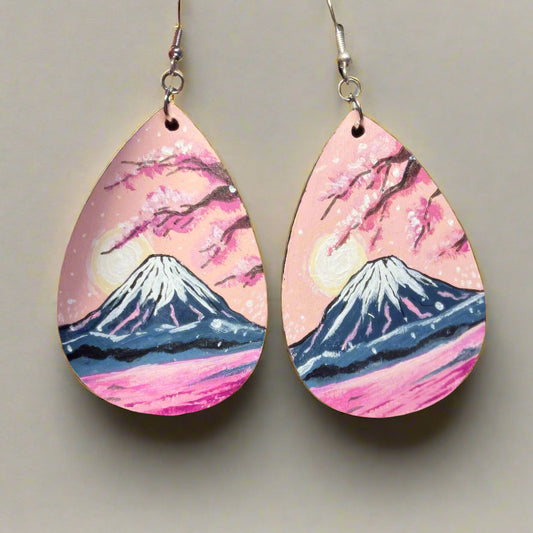 Mt. Fuji earrings